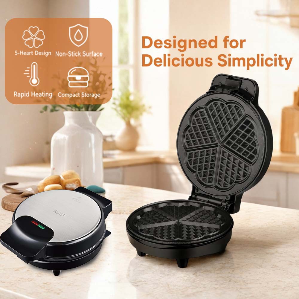 Grenzübergreifende Frühstücksm – Mini Waffle Maker Machine Bewertung und Preis